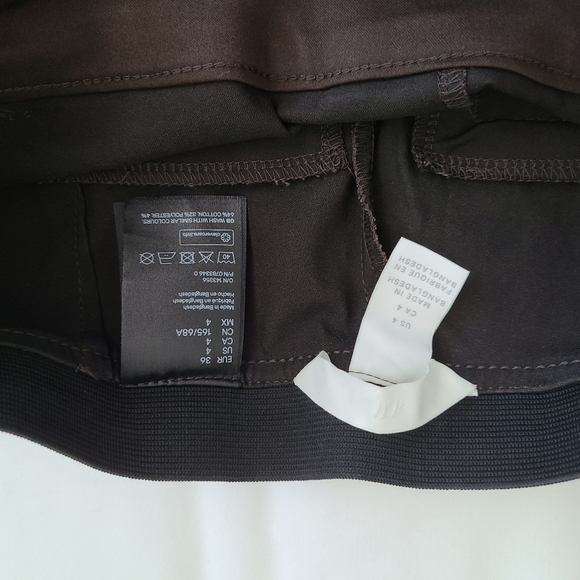 H&M Brown Dress Pants Size 4 - Picture 3 of 3